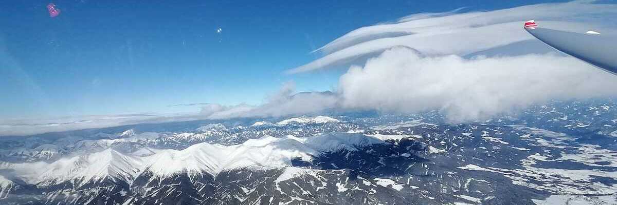 Flugwegposition um 13:20:54: Aufgenommen in der Nähe von Gemeinde Gaal, Österreich in 3326 Meter